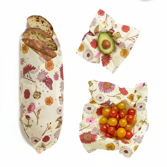 Bee's Wrap Meadow Magic *Plant Based* Assorted 3 Pack
